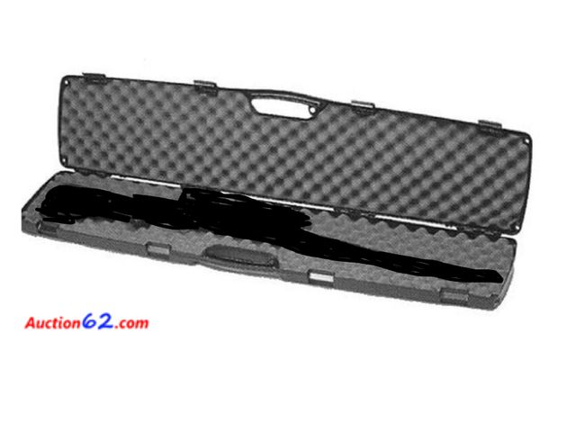 Lot 44-1625t - 48" Plastic Black Gun Guard SE Single Scoped Rifle Hard Case Appears New, A basic inspection has been given to this item. Sold AS-IS. See Al...
