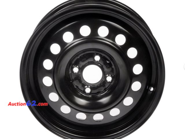 Lot 44-4032w - Retail value $157- Dorman 939-304 Steel 15" Wheel Rim 15 x 5.5-inch 4-Lug Black, for Specific Honda Models Appears New, A basic inspection h...