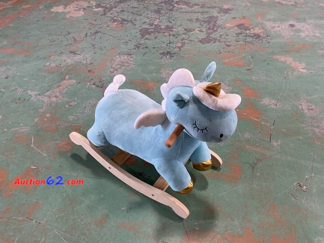 Lot 44-1383m - Unicorn Rocker - Gigglescape™- Is Functional E-Commerce Return, A basic inspection has been given to this item. Sold AS-IS. See All Photo's ...