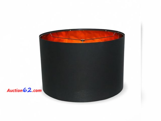 Lot 44-1504o - Vipmip Line Lamp Shades,18" Top x 18" Bottom x 12" High,Assembly Required Large Drum Lampshade, Replacement Lamp Shades for Table Lamps, Flo...