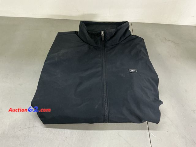 Lot 44-1900i - HEAT Jacket - Heated, Full Zip, Black Not Tested See All Photo's E-Commerce Return, A basic inspection has been given to this item. Sold AS-...