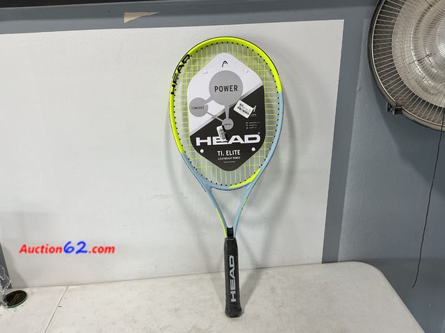 Lot 44-771o - Head Ti Elite Tennis Racquet - Neon/Gray: Titanium, Oval Frame, 4-3/8 Grip See All Photo's Appears New, A basic inspection has been given to...