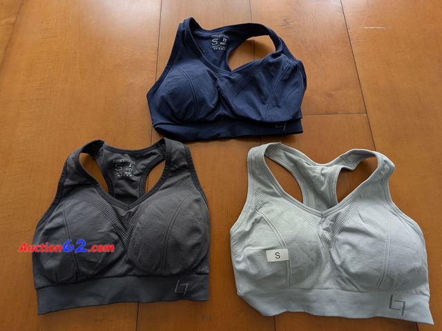 Lot 44-3060g - Lot of 3 Size Small - FITTIN ActiveGlow Women's Sports Bras - Ecommerce Return - Sold As-Is - See Pictures