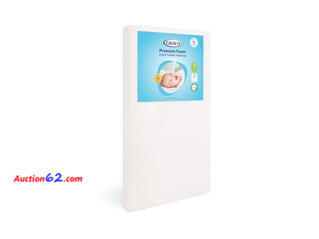 Lot 44-848 - $99.97 Retail price - Graco Premium Crib &amp; Toddler Mattress – GREENGUARD Gold Certified, Machine Washable Oeko-TEX Standard 100 Certifie...