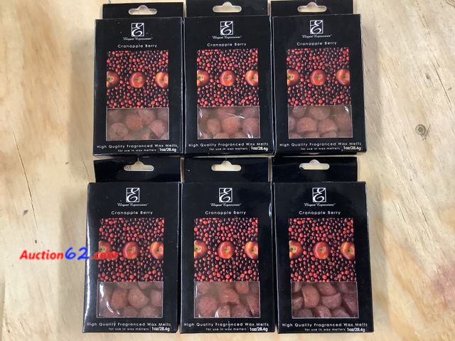 Lot 44-7546p - Lot of 6 packs of Crabapple berry high quality wax melts 1 oz per box. NEW. See All Photo's Not Tested Never opened, Factory Sealed
