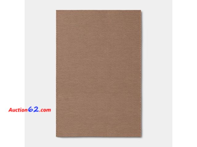 Lot 44-351e - 6' x 9' Target Brand "Threshold" Indoor Area Rug - Brown Appears New, A basic inspection has been given to this item. Sold AS-IS. See All Ph...