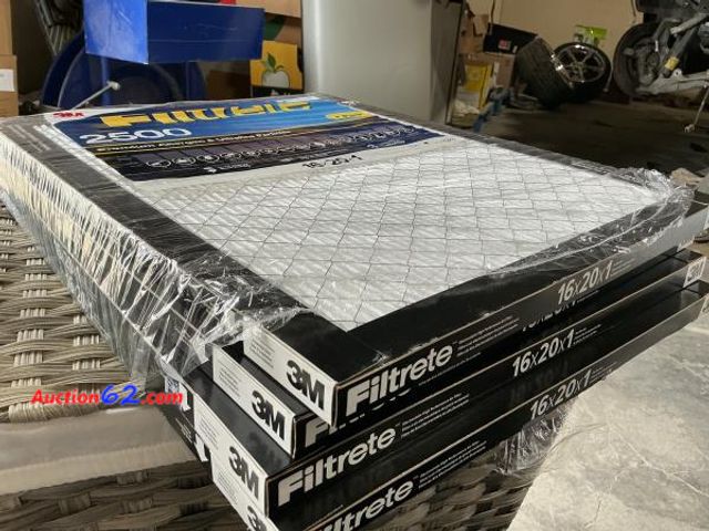 Lot 44-331p - 2500 Series Filtrete 1  Filter  16 X 20 X 1 (Pack of 4) Appears New, A basic inspection has been given to this item. Sold AS-IS.