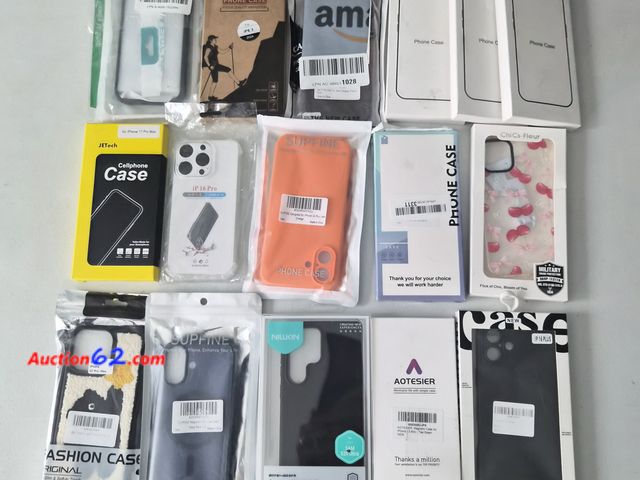 Lot 44-3012o - Lot of 16 Misc Phone Cases - See Pictures for Details - New Appears New, A basic inspection has been given to this item. Sold AS-IS.