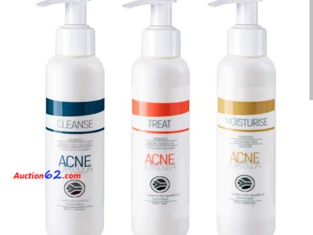 Lot 44-4036w - 3 STEP KIT - Cleanse, Treat and Moisturise 3 X 100ml [ Acne-org-za Protocol] Appears New, A basic inspection has been given to this item. So...
