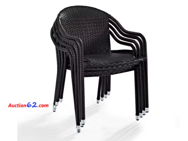 Lot 44-28g - Retail value $215- Palm Harbor 4-Piece Brown Outdoor Wicker Chair Set Appears New, A basic inspection has been given to this item. Sold AS-I...