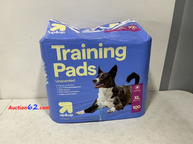 Lot 44-630m - Up &amp; Up Training Pads XL Extra Large Unscented 100 Count Not Tested See All Photo's Appears New, A basic inspection has been given to th...
