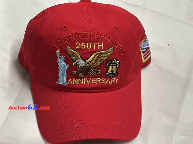 Lot 44-6063j - America 250 anniversary hat adjustable strap. NEW. See All Photo's Not Tested Never opened, Factory Sealed