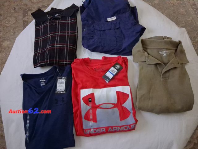 Lot 44-2008o - New with tag Men's XL under armour shirt, tag price 25.00.  One new with tag XL men's Under Armour tee shirt, tag price 25.00.  One very gen...