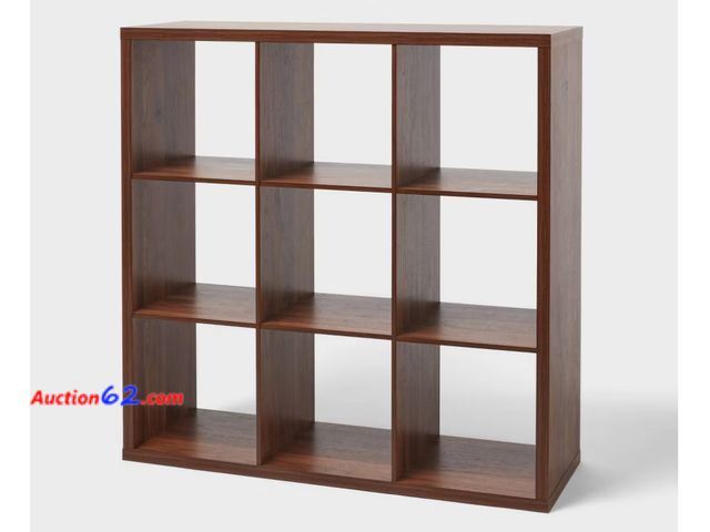 Lot 44-903w - Retail value $100- 13" 9 Cube Walnut - Brightroom Appears New, A basic inspection has been given to this item. Sold AS-IS. See All Photo's N...
