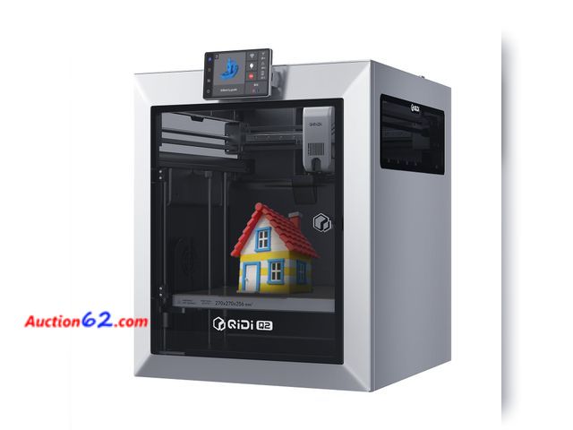 Lot 44-1m - $499 Retail price - QIDI Q2 3D Printer 2025 Upgrade, Enclosed FDM with 65℃ Heated Chamber, Ultra Air Filtration, 600mm/s High Speed, AI Came...
