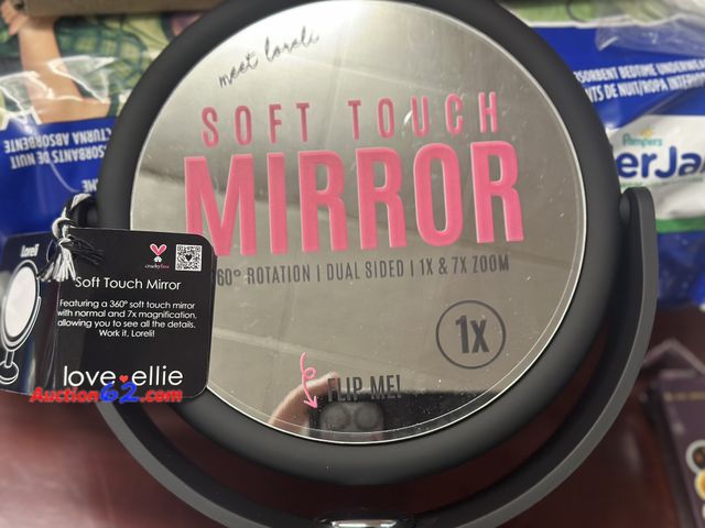 Lot 44-6089f - Soft touch make up mirror by love ellie new no box. See All Photo's Tested & Working Never opened, Factory Sealed