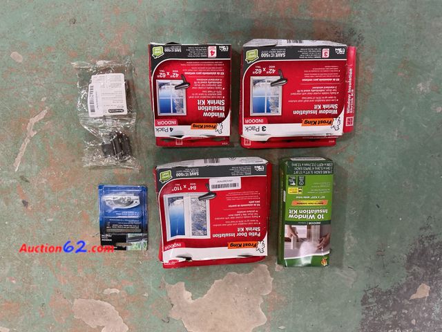 Lot 44-927 - Frost King Window Insulation Shrink Kit - 42" x 62", Indoor Not Tested E-Commerce Return, A basic inspection has been given to this item. So...