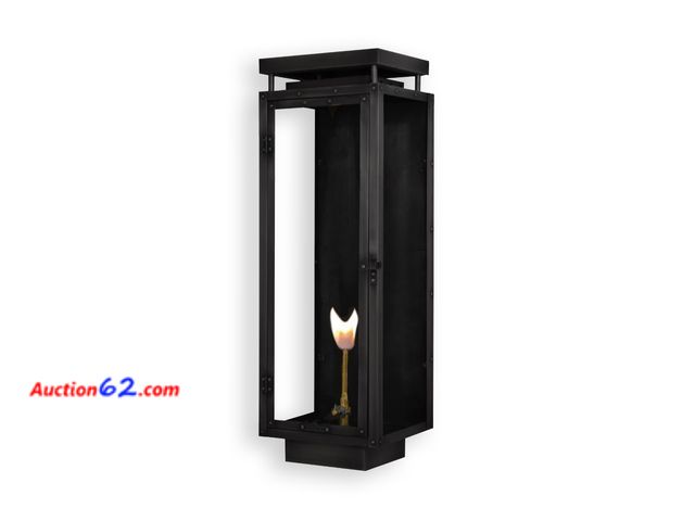Lot 44-1688m - $999 Retail price - Primo Lanterns YK32G Yorkshire 32" Tall Outdoor Gas Lantern Wall Sconce Black Outdoor Lighting Wall Sconces See All Phot...