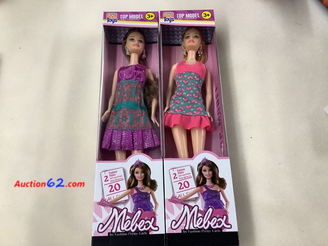Lot 44-7519t - Lot of 2 different Top model doll from totally cool toys ages 3+. Approximately 12 inches long. See All Photo's Not Tested Never opened, Fac...