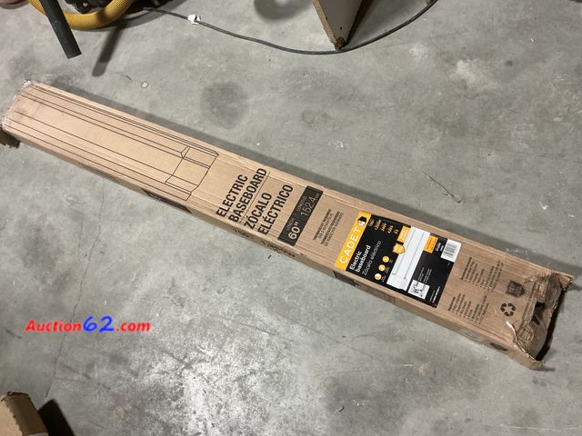 Lot 44-140w - CADET 60" 1250/937W 240/208V Baseboard White- Unknown Condition