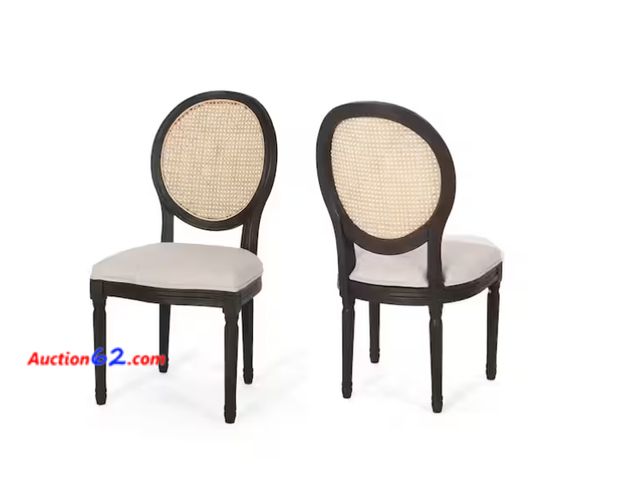 Lot 44-11t - $150 Retail price - Dining Chair - Beige and Natural Rattan, 65164.00BGE Appears New, A basic inspection has been given to this item. Sold A...