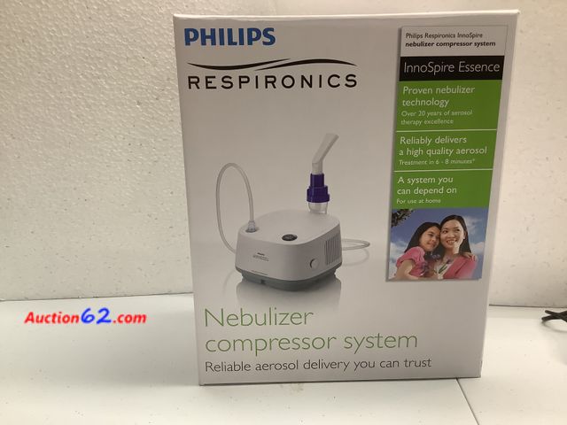 Lot 44-6237e - PHILIPS RESPIRONICS, Nebulizer Compressor System,  Appears New, A basic inspection has been given to this item. Sold AS-IS. See All Photo's ...