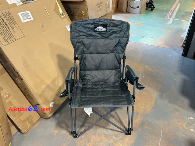 Lot 44-502e - Cascade Mountain Tech Camping Chair with Carry Bag Not Tested See All Photo's E-Commerce Return, A basic inspection has been given to this i...