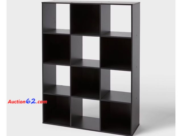 Lot 44-909w - Retail value $70- 11" Cube Book Shelf Black - Brightroom Appears New, A basic inspection has been given to this item. Sold AS-IS. See All Ph...
