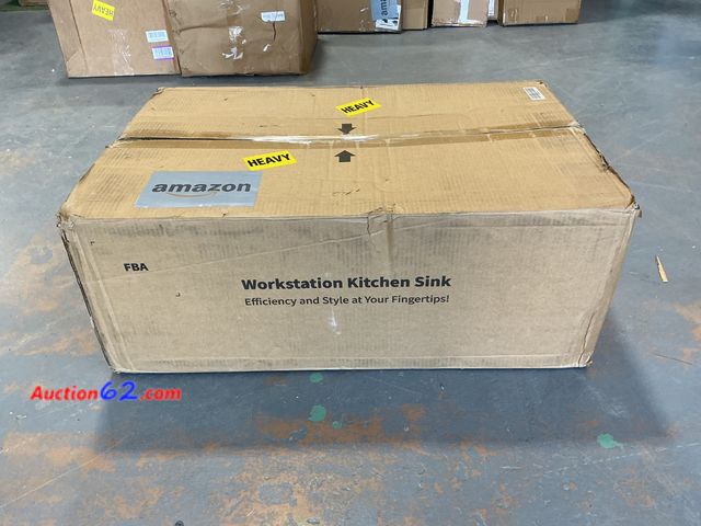 Lot 44-852 - $150 Retail price - SANYCASA Workstation Kitchen Sink 30 x 19 x 10 See All Photo's Not Tested Appears New, A basic inspection has been given...