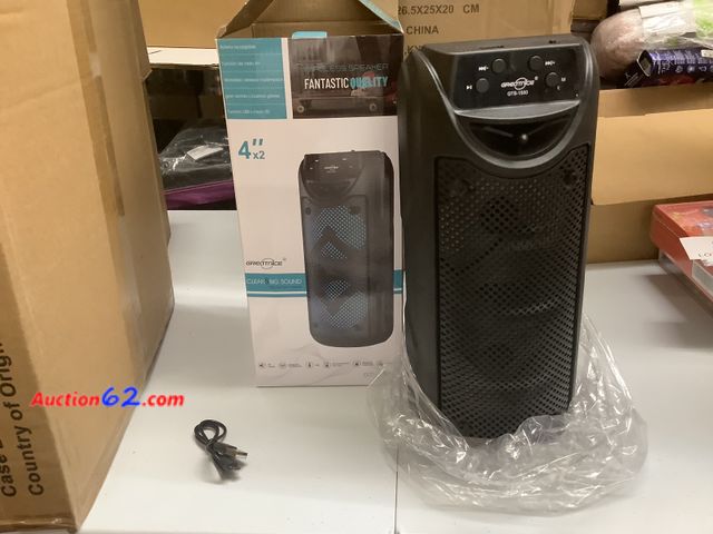 Lot 44-6163e - Wireless Speaker Fantastic Quality, 4”x2, Clean &amp; Big Sound. Feel Like Sonic Thunder. Appears New, A basic inspection has been given to ...
