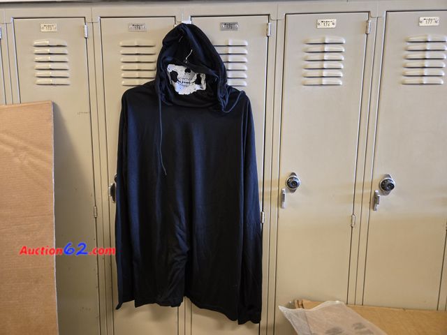 Lot 44-6513p - Size XXL Hqroidd Men's Black Horror Hoodie Scream Ghostface Sweatshirt Ghost Face Pullover Oversize Skull Mask Hooded Halloween Sweatshirt A...