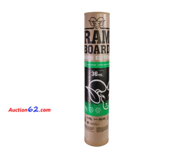 Lot 44-1948a - Ram Board Home Edition, Heavy Duty 36 inch x 50 feet Painting, Remodeling, Construction,Temporary Floor Protection (150 Sq. Ft.) See All Pho...