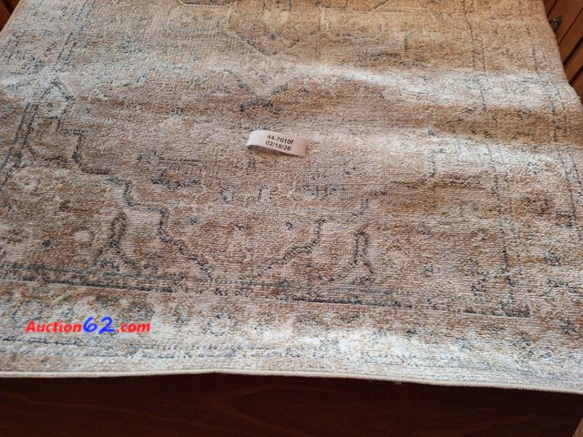 Lot 44-7010f - Nourison Astra Vintage Medallion washable indoor rug Beig/khaki 3×5 ft E-Commerce Return, A basic inspection has been given to this item. So...