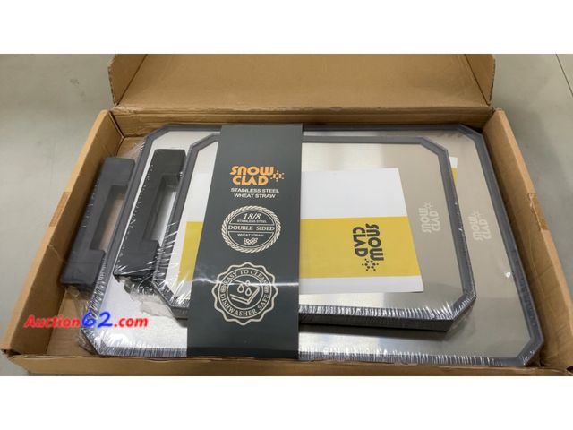 Lot 44-1514e - Snow Peak Stainless Steel Cutting Board Set See All Photo's Not Tested Appears New, A basic inspection has been given to this item. Sold AS-...