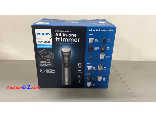 Lot 44-1846a - Philips Norelco Ultimate Precision All-in-One Trimmer See All Photo's Not Tested E-Commerce Return, A basic inspection has been given to thi...