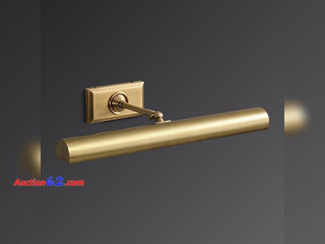 Lot 44-4117w - $219.88 Retail price - 18" Picture Lights for Wall Brass Picture Lights Hardwired Gold Dimmable Gallery Art Light, Rotatable 270° Wall Light...