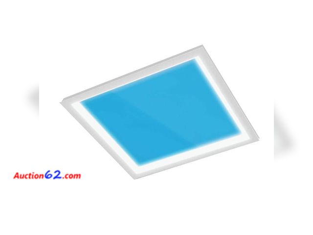 Lot 44-533t - Retail value- $150- 2 X 2 Ft. Vista Artificial Skylight White Integrated LED Troffer Light Multimode Color Change 5CCT 0-10-Volt Dimmable Ap...