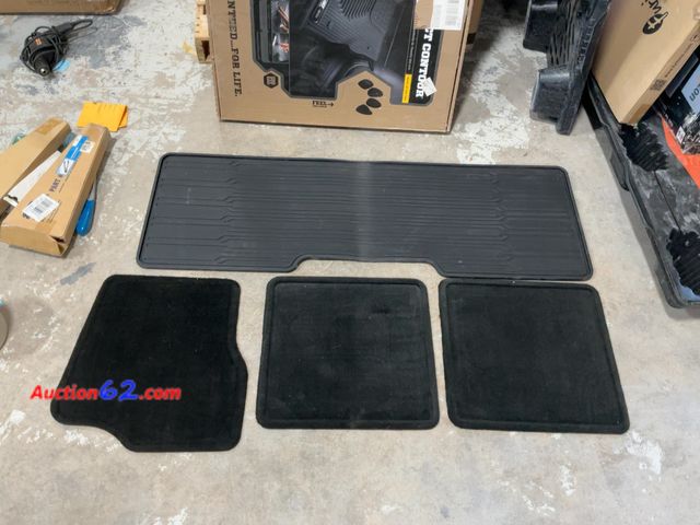 Lot 44-1611t - $80 Retail price - Husky Floor Mats - Custom Fit, Heavy Duty, Black Not Tested See All Photo's E-Commerce Return, A basic inspection has bee...