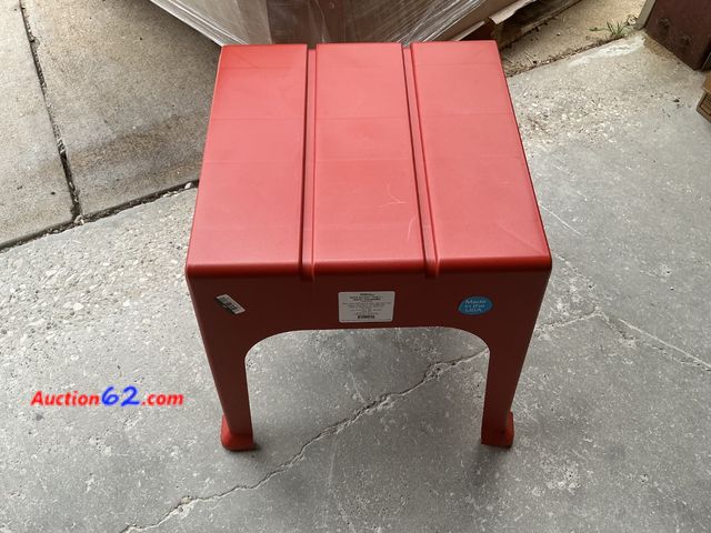 Lot 44-188 - Keter Patio Accent Table - Burnt Cinnamon - Made in USA See All Photo's Appears New, A basic inspection has been given to this item. Sold AS...