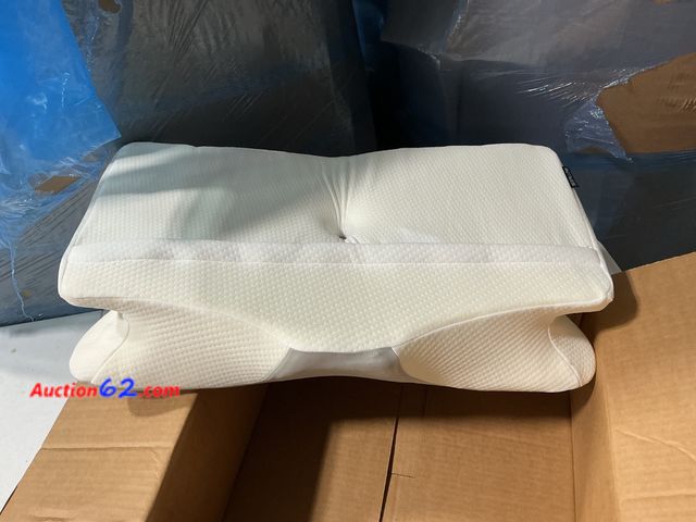 Lot 44-344 - Ergonomic Cervical Pillow for Neck Pain Relief See All Photo's E-Commerce Return, A basic inspection has been given to this item. Sold AS-IS...