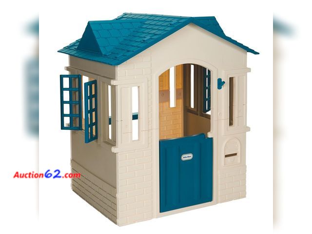 Lot 44-549t - Retail value- $139- Little Tikes Cape Cottage Playhouse - Blue Large Appears New, A basic inspection has been given to this item. Sold AS-IS...