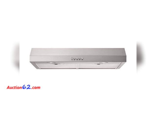 Lot 44-1584m - $179 Retail price - 30 in. 320 CFM Convertible Under Cabinet Range Hood in Stainless Steel See All Photo's Not Tested Appears New, A basic i...