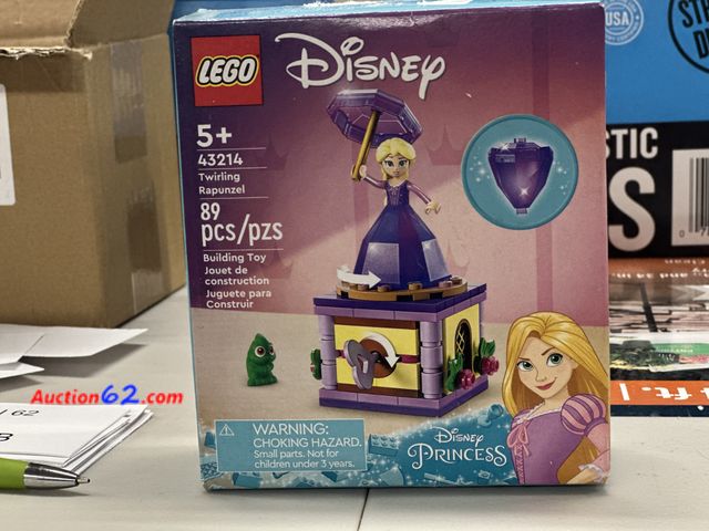 Lot 44-7583b - Lego Disney 43214 ages 5+ 89 pcs . New. See photo. 5. Not Tested 12. Appears New with box damage 13. Never opened, Factory Sealed