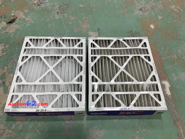 Lot 44-4079b - 1 is used. Filtrete 20x25x4 AC Furnace Air Filter, MERV 12, MPR 1550, Fits Honeywell and AprilAire Space-Gard, CERTIFIED asthma &amp; allerg...
