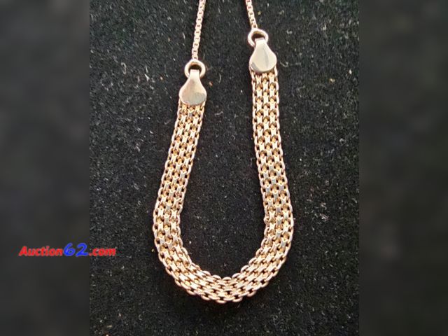 Lot 44-8381u - .925 STERLING SILVER ADJUSTABLE BRACELET.-T