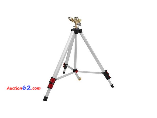 Lot 44-223g - Metal Pulsating Sprinkler with Tripod - Appears New, A basic inspection has been given to this item. Sold AS-IS.