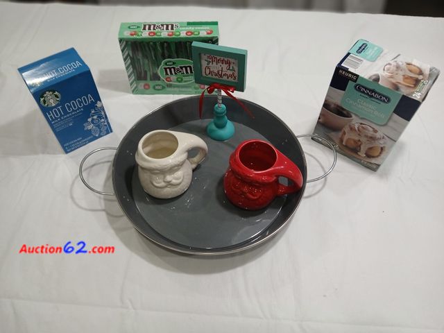 Lot 44-2116w - New in unsealed box 24 Keurig Classic Cinnamon Roll coffee, expires April 17, 2027, retail 16.49.  New in unsealed box Starbucks Hot Cicoa m...