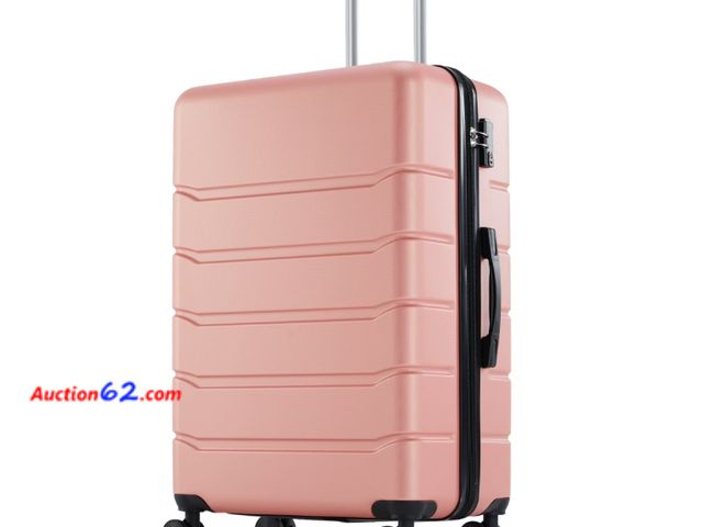 Lot 44-1517p - $99 Retail value- XLX-28IN-PK Hardshell Spinner Suitcase - 28 Inch, Pink with Telescopic Handle, Organized Interior Appears New, A basic ins...