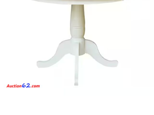 Lot 44-1578w - Dining Pedestal Shell T52-30P - 30 IN Pedestal, Assembly Instructions Not Tested See All Photo's Appears New, A basic inspection has been gi...