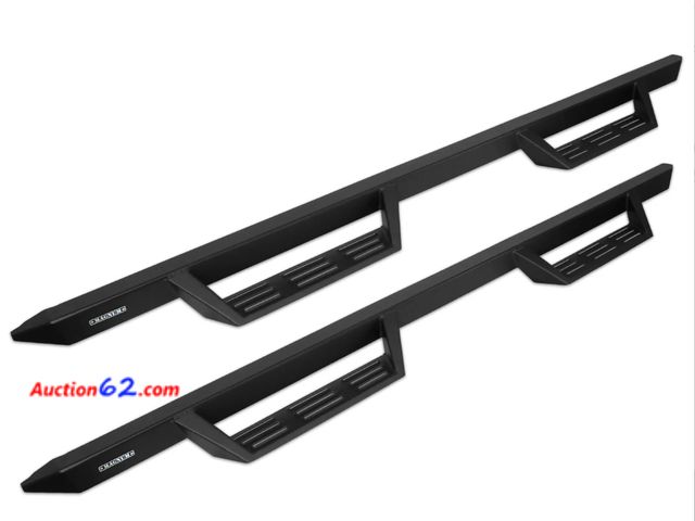 Lot 44-783b - Retail value $430- MAGNUM RT GEN 2 DROP STEPS BLACK TEXTURED ALLOY STEEL - 16-18 DODGE RAM 1500; 19-24 RAM 1500 CLASSIC; 16-26 RAM 2500/3500...